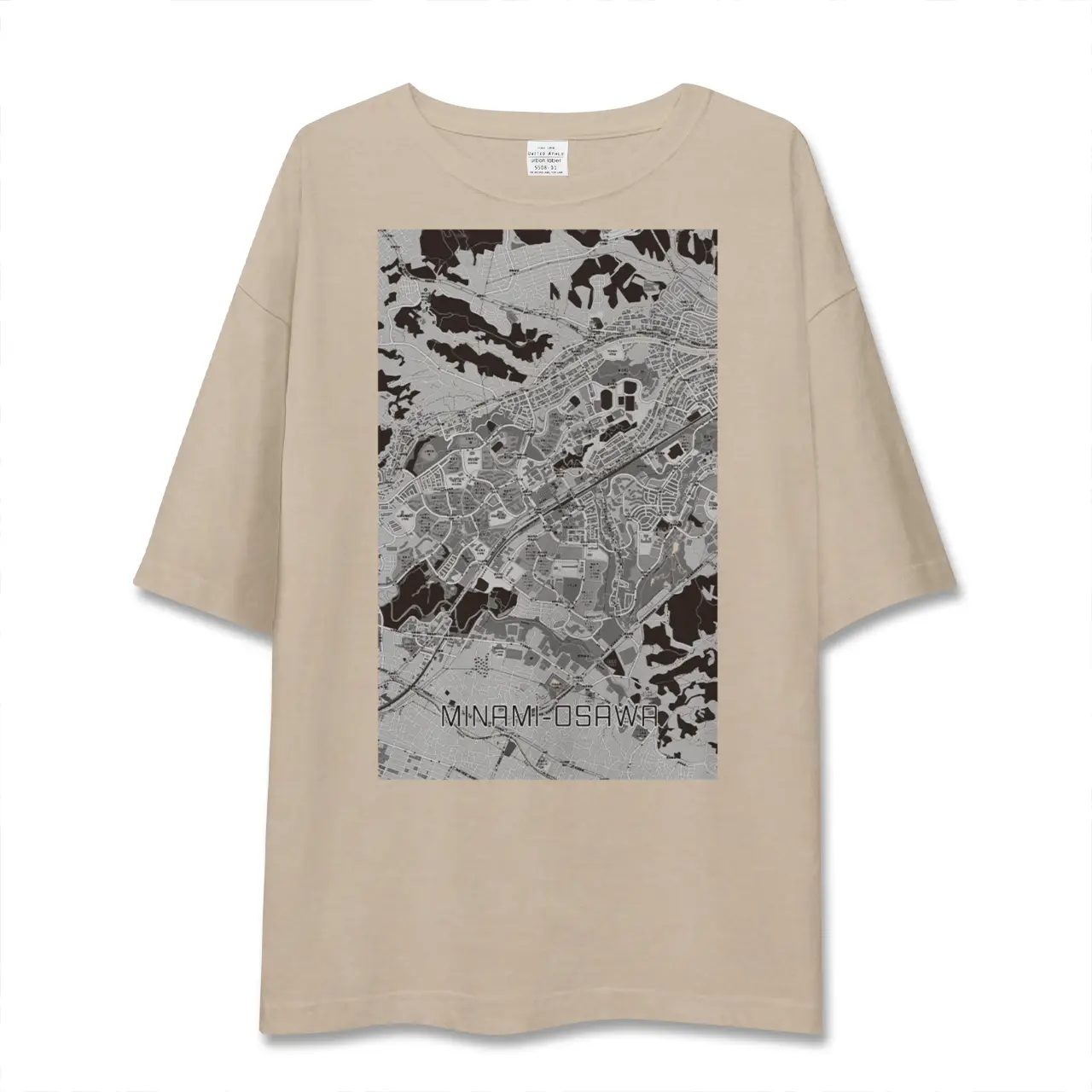 【南大沢（東京都）】地図柄ビッグシルエットTシャツ