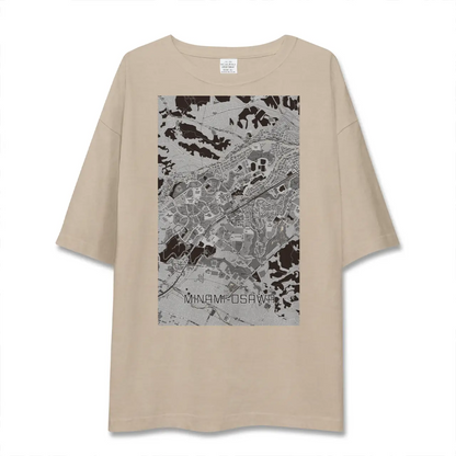 【南大沢（東京都）】地図柄ビッグシルエットTシャツ