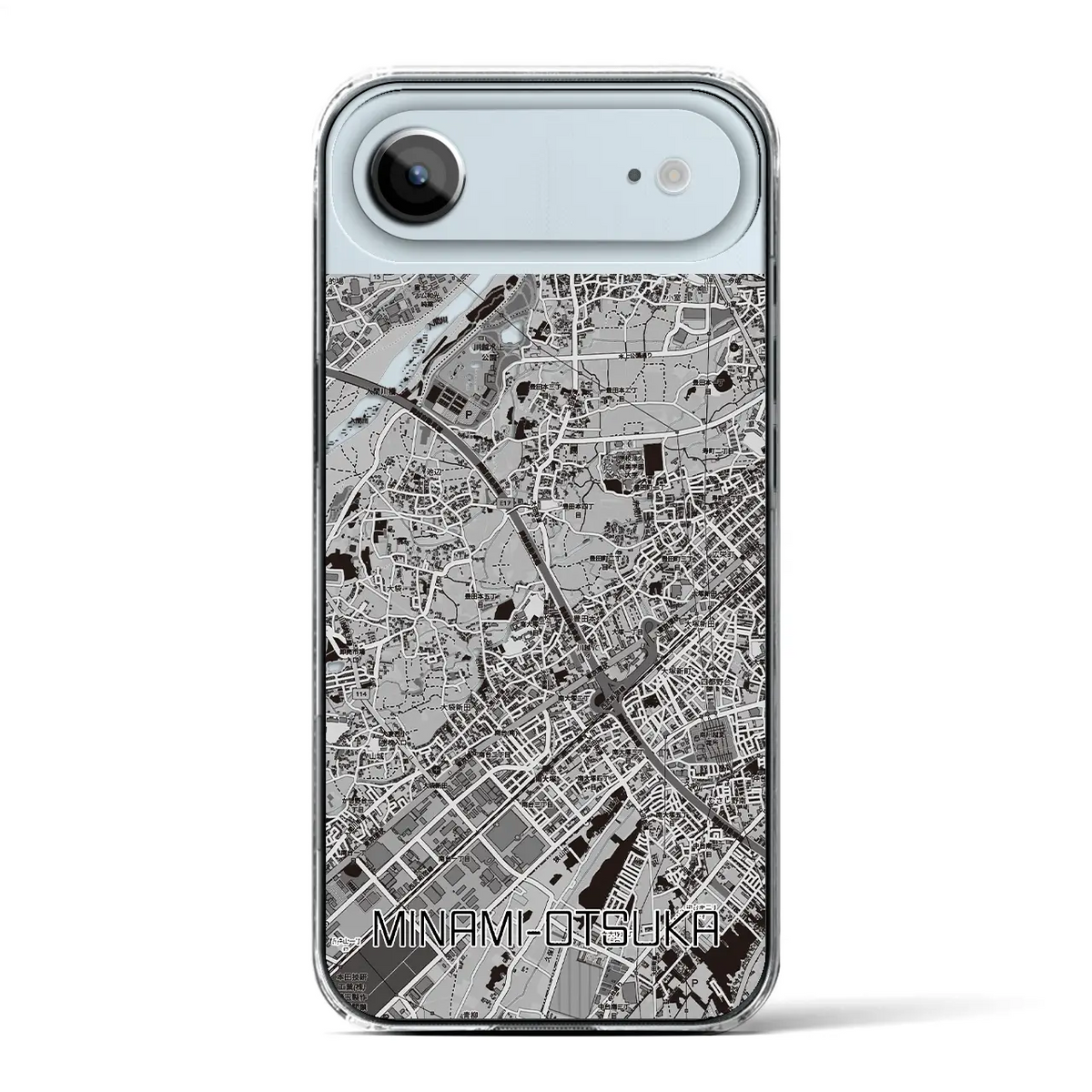 【南大塚（埼玉県）】地図柄iPhoneケース（クリアタイプ）