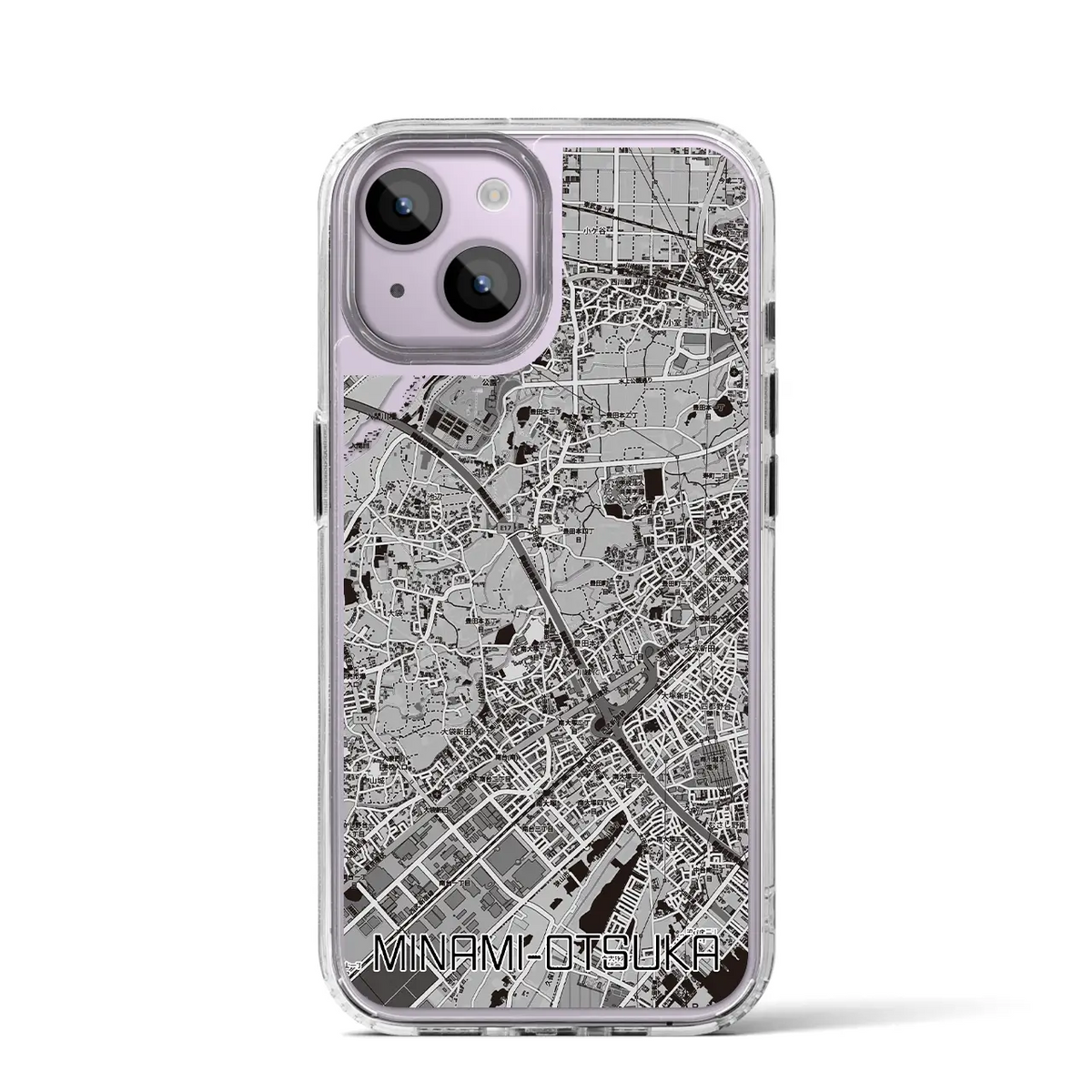 【南大塚（埼玉県）】地図柄iPhoneケース（MagSafeタイプ）