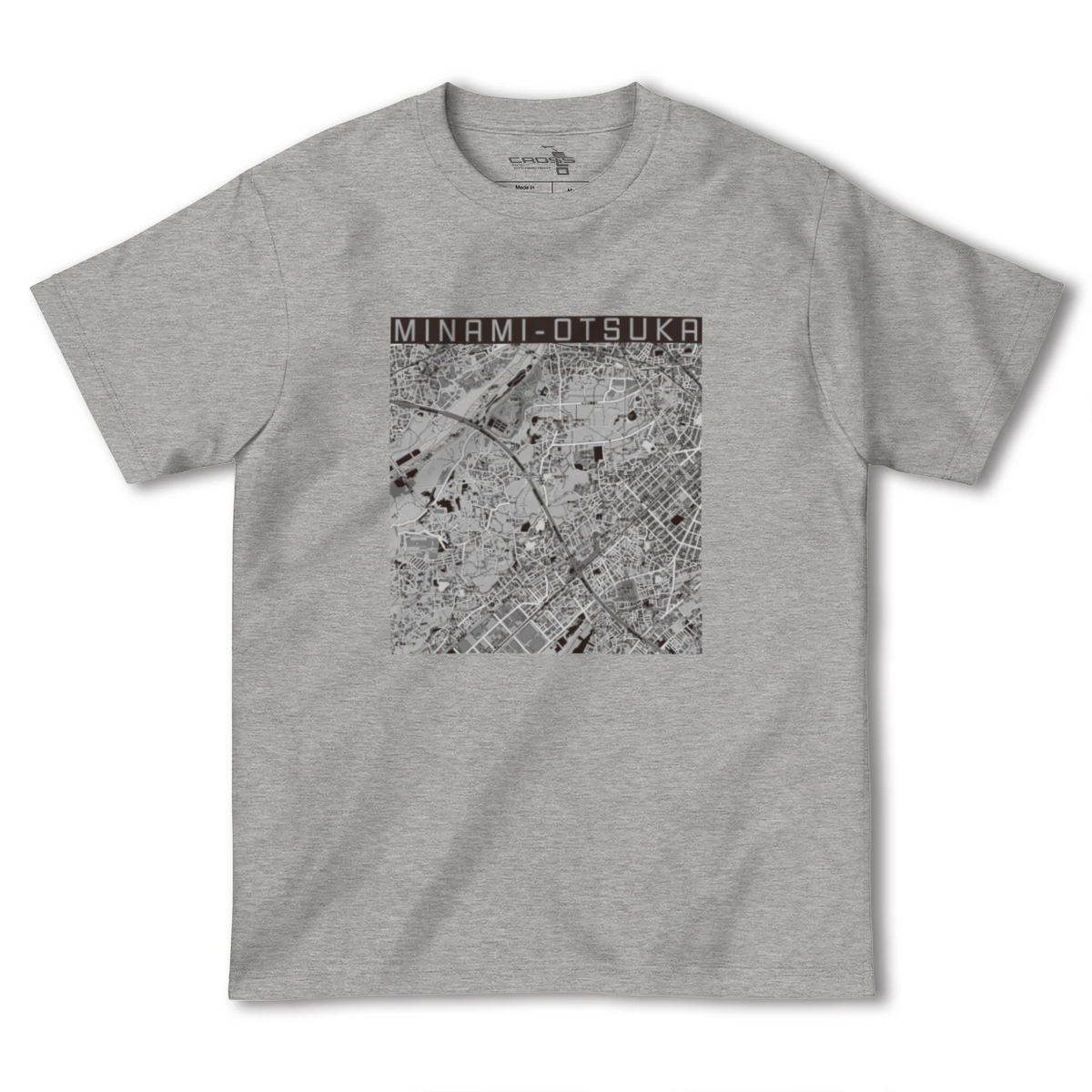【南大塚（埼玉県）】地図柄ヘビーウェイトTシャツ