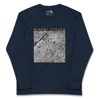 【南大塚（埼玉県）】地図柄ロングスリーブTシャツ