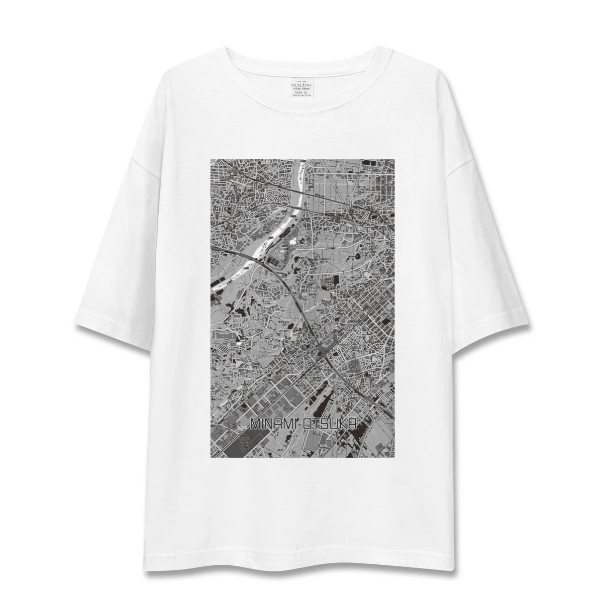 【南大塚（埼玉県）】地図柄ビッグシルエットTシャツ