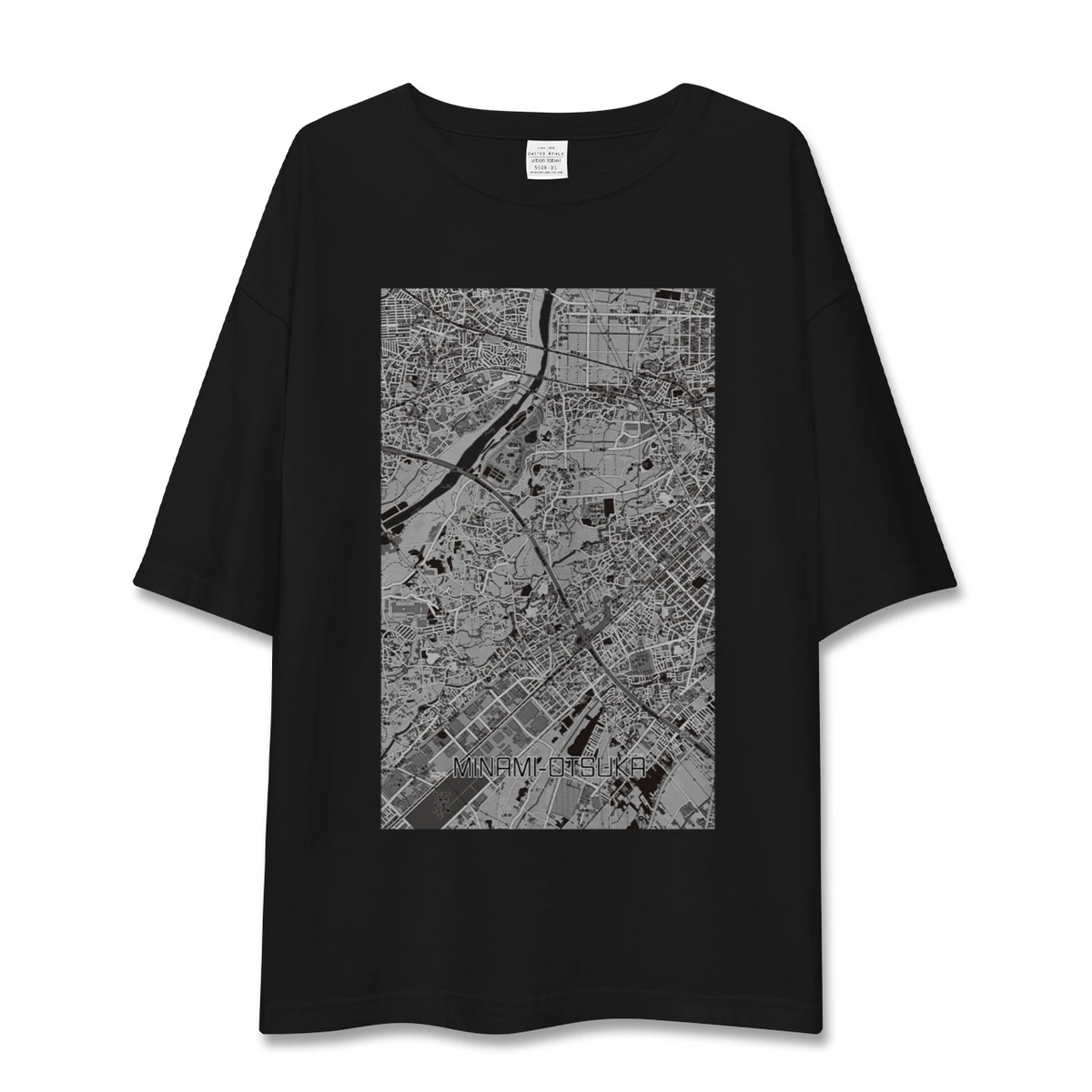 【南大塚（埼玉県）】地図柄ビッグシルエットTシャツ