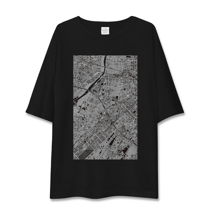 【南大塚（埼玉県）】地図柄ビッグシルエットTシャツ