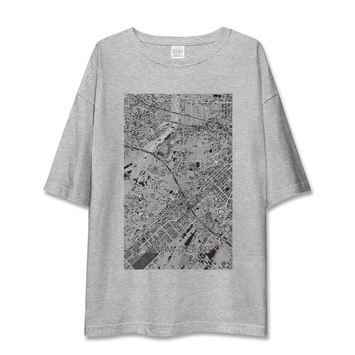 【南大塚（埼玉県）】地図柄ビッグシルエットTシャツ