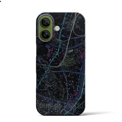 【南千住（東京都）】地図柄iPhoneケース（バックカバータイプ）