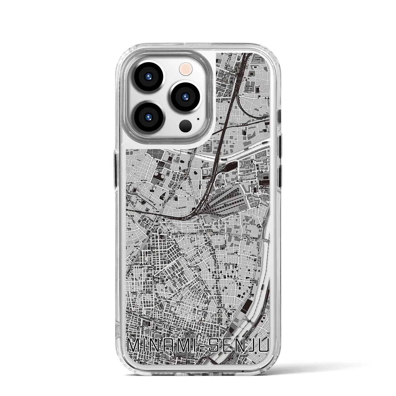 【南千住（東京都）】地図柄iPhoneケース（MagSafeタイプ）