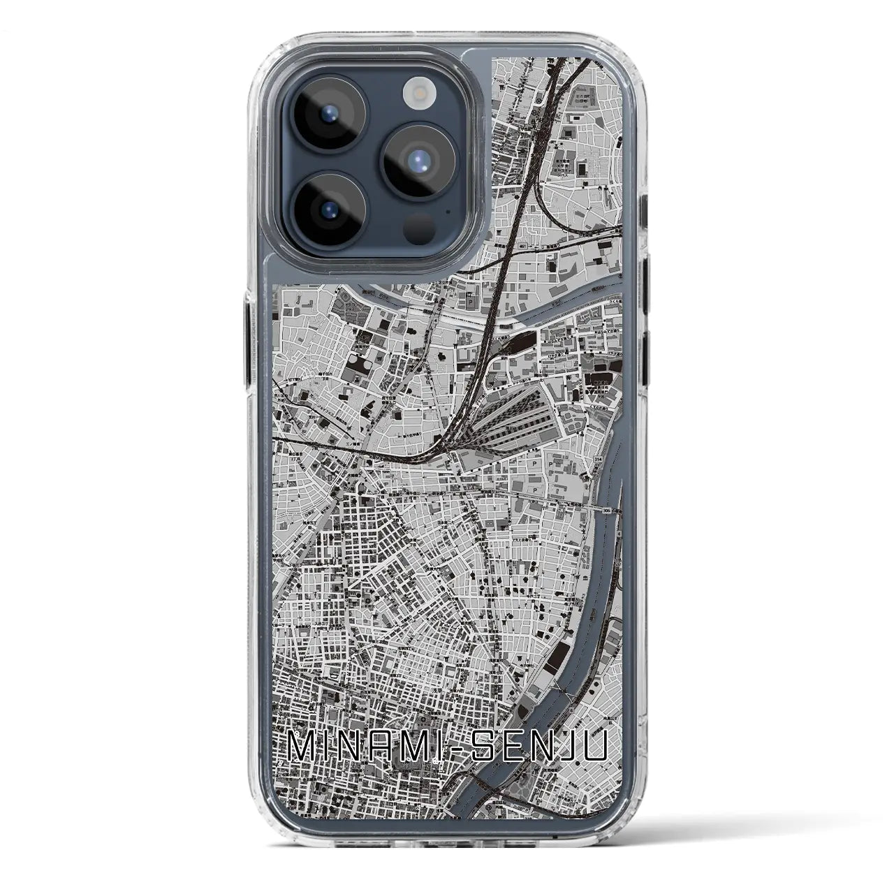 【南千住（東京都）】地図柄iPhoneケース（MagSafeタイプ）