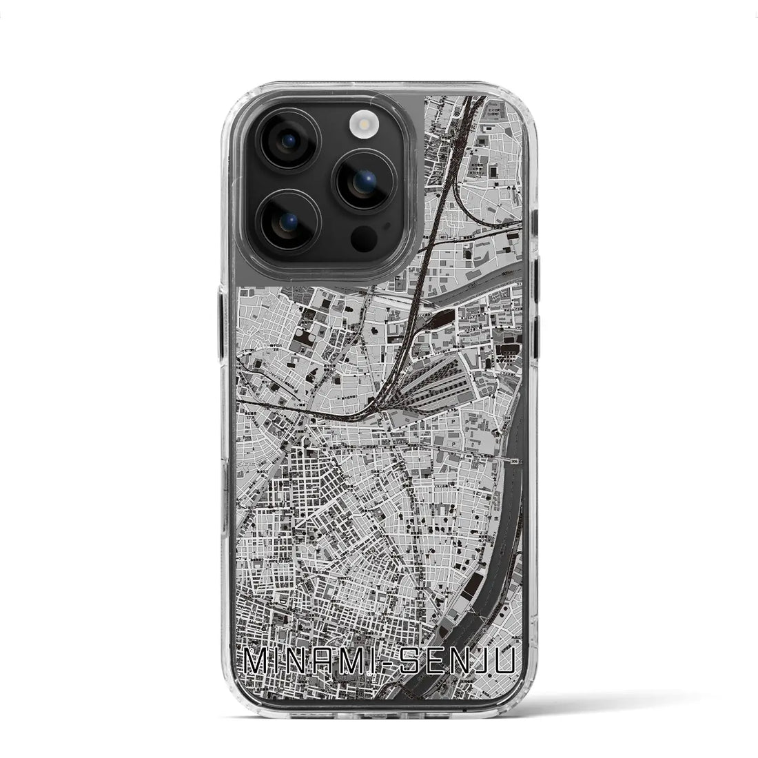 【南千住（東京都）】地図柄iPhoneケース（MagSafeタイプ）
