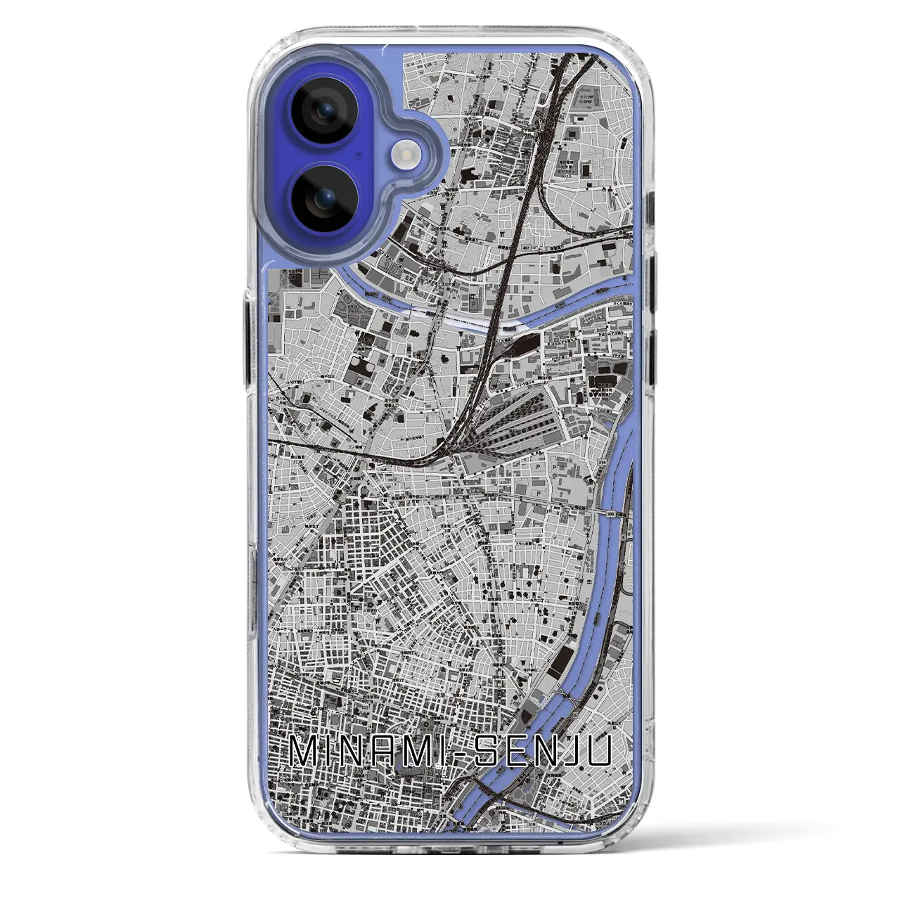 【南千住（東京都）】地図柄iPhoneケース（MagSafeタイプ）