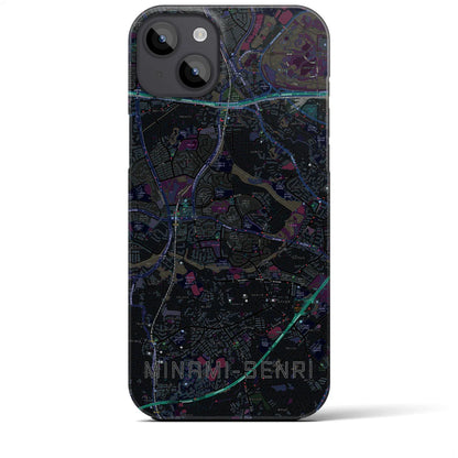 【南千里（大阪府）】地図柄iPhoneケース（バックカバータイプ）