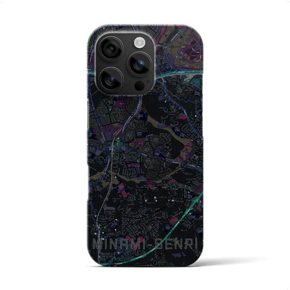 【南千里（大阪府）】地図柄iPhoneケース（バックカバータイプ）