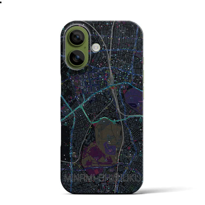 【南新宿（東京都）】地図柄iPhoneケース（バックカバータイプ）