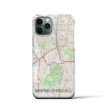 【南新宿（東京都）】地図柄iPhoneケース（バックカバータイプ）