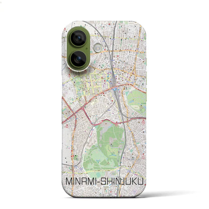 【南新宿（東京都）】地図柄iPhoneケース（バックカバータイプ）