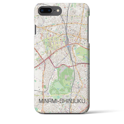 【南新宿（東京都）】地図柄iPhoneケース（バックカバータイプ）