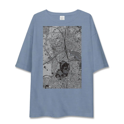 【南新宿（東京都）】地図柄ビッグシルエットTシャツ