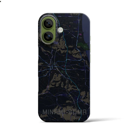 【南相馬（福島県）】地図柄iPhoneケース（バックカバータイプ）