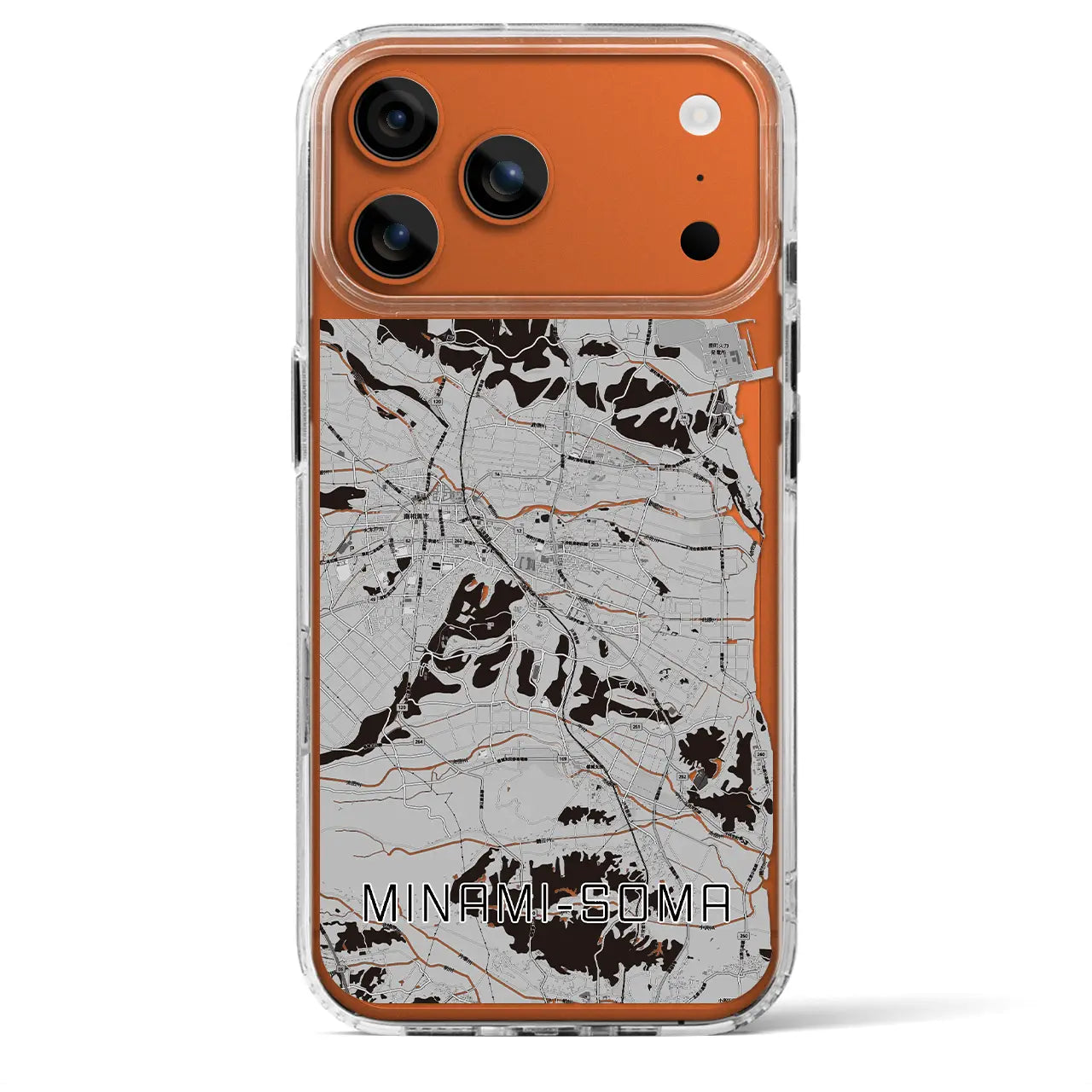 【南相馬（福島県）】地図柄iPhoneケース（MagSafeタイプ）