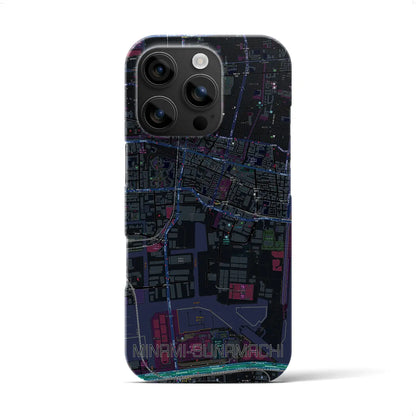 【南砂町（東京都）】地図柄iPhoneケース（バックカバータイプ）