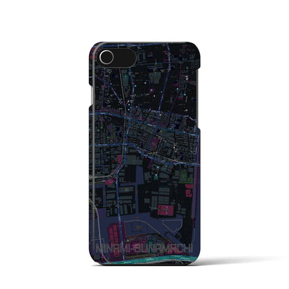 【南砂町（東京都）】地図柄iPhoneケース（バックカバータイプ）