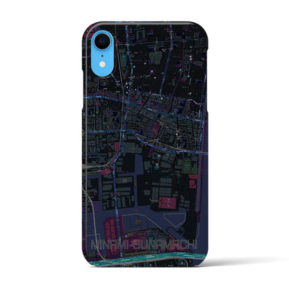 【南砂町（東京都）】地図柄iPhoneケース（バックカバータイプ）