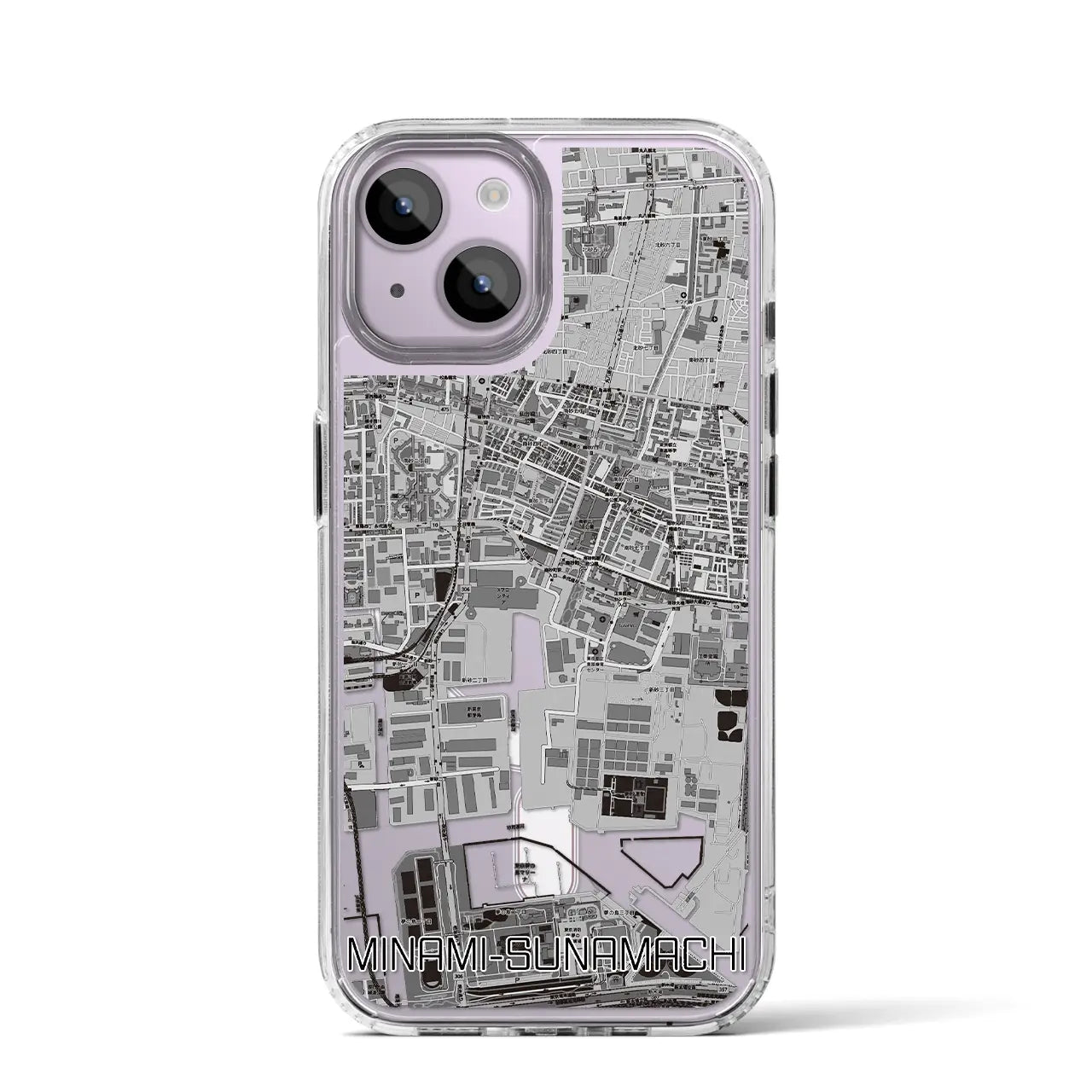 【南砂町（東京都）】地図柄iPhoneケース（MagSafeタイプ）