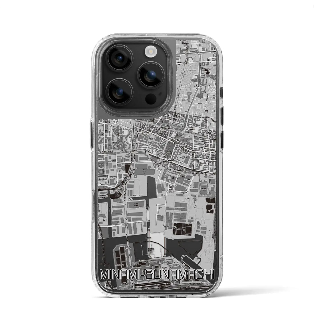 【南砂町（東京都）】地図柄iPhoneケース（MagSafeタイプ）