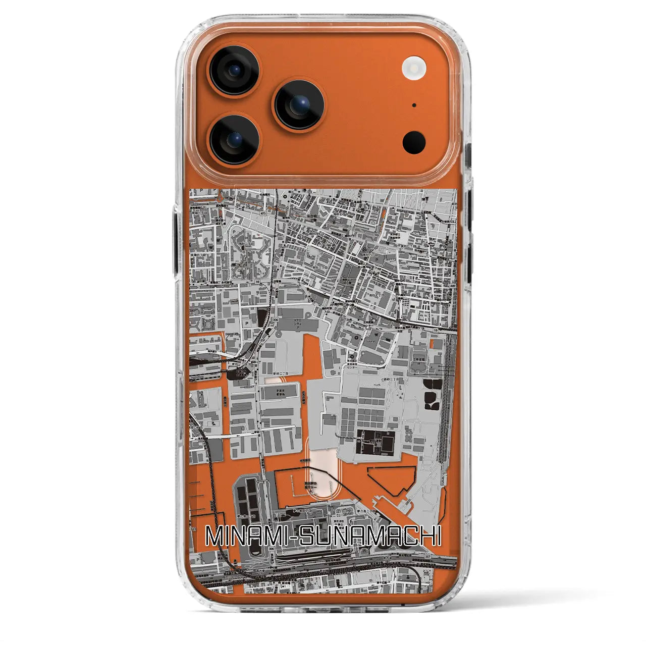 【南砂町（東京都）】地図柄iPhoneケース（MagSafeタイプ）