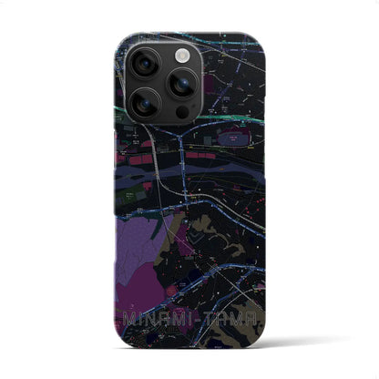 【南多摩（東京都）】地図柄iPhoneケース（バックカバータイプ）