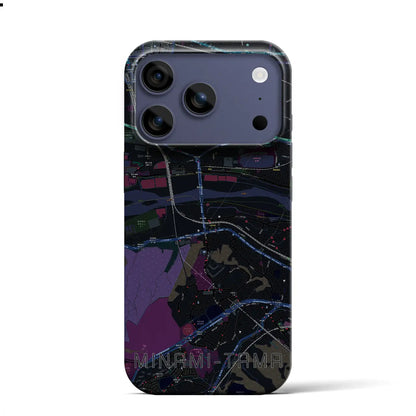 【南多摩（東京都）】地図柄iPhoneケース（バックカバータイプ）