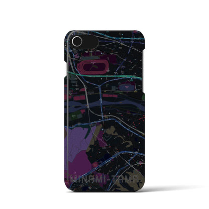 【南多摩（東京都）】地図柄iPhoneケース（バックカバータイプ）