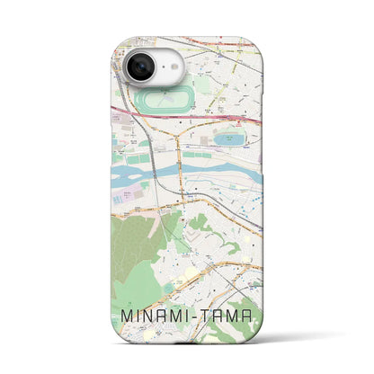 【南多摩（東京都）】地図柄iPhoneケース（バックカバータイプ）