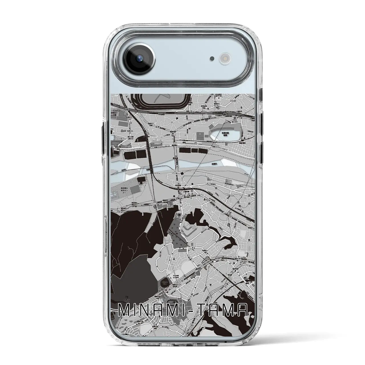 【南多摩（東京都）】地図柄iPhoneケース（MagSafeタイプ）