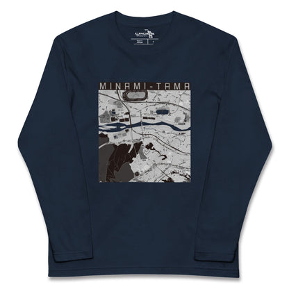 【南多摩（東京都）】地図柄ロングスリーブTシャツ