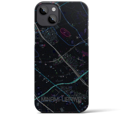 【南浦和（埼玉県）】地図柄iPhoneケース（バックカバータイプ）