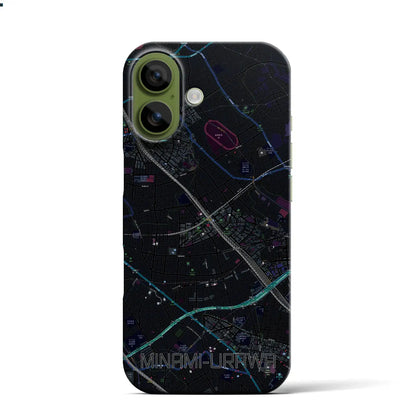 【南浦和（埼玉県）】地図柄iPhoneケース（バックカバータイプ）