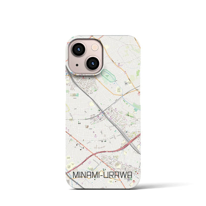 【南浦和（埼玉県）】地図柄iPhoneケース（バックカバータイプ）