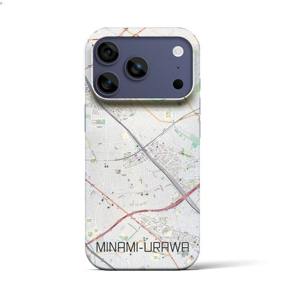 【南浦和（埼玉県）】地図柄iPhoneケース（バックカバータイプ）