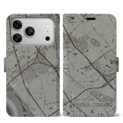 【南浦和（埼玉県）】地図柄iPhoneケース（手帳タイプ）
