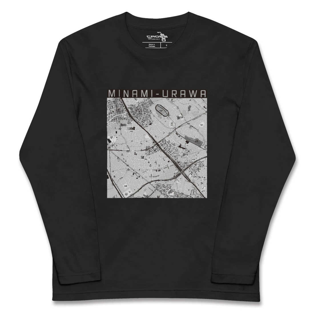 【南浦和(埼玉県)】地図柄ロングスリーブTシャツ