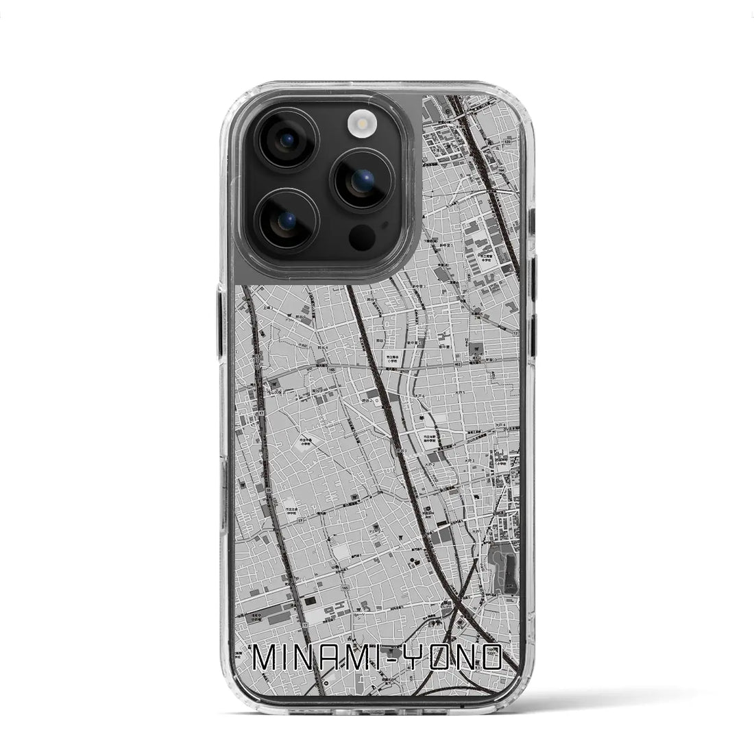 【南与野（埼玉県）】地図柄iPhoneケース（MagSafeタイプ）