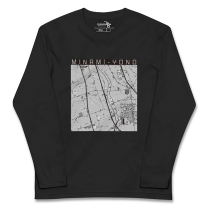 【南与野（埼玉県）】地図柄ロングスリーブTシャツ
