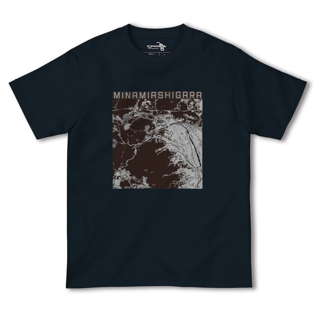 【南足柄（神奈川県）】地図柄ヘビーウェイトTシャツ