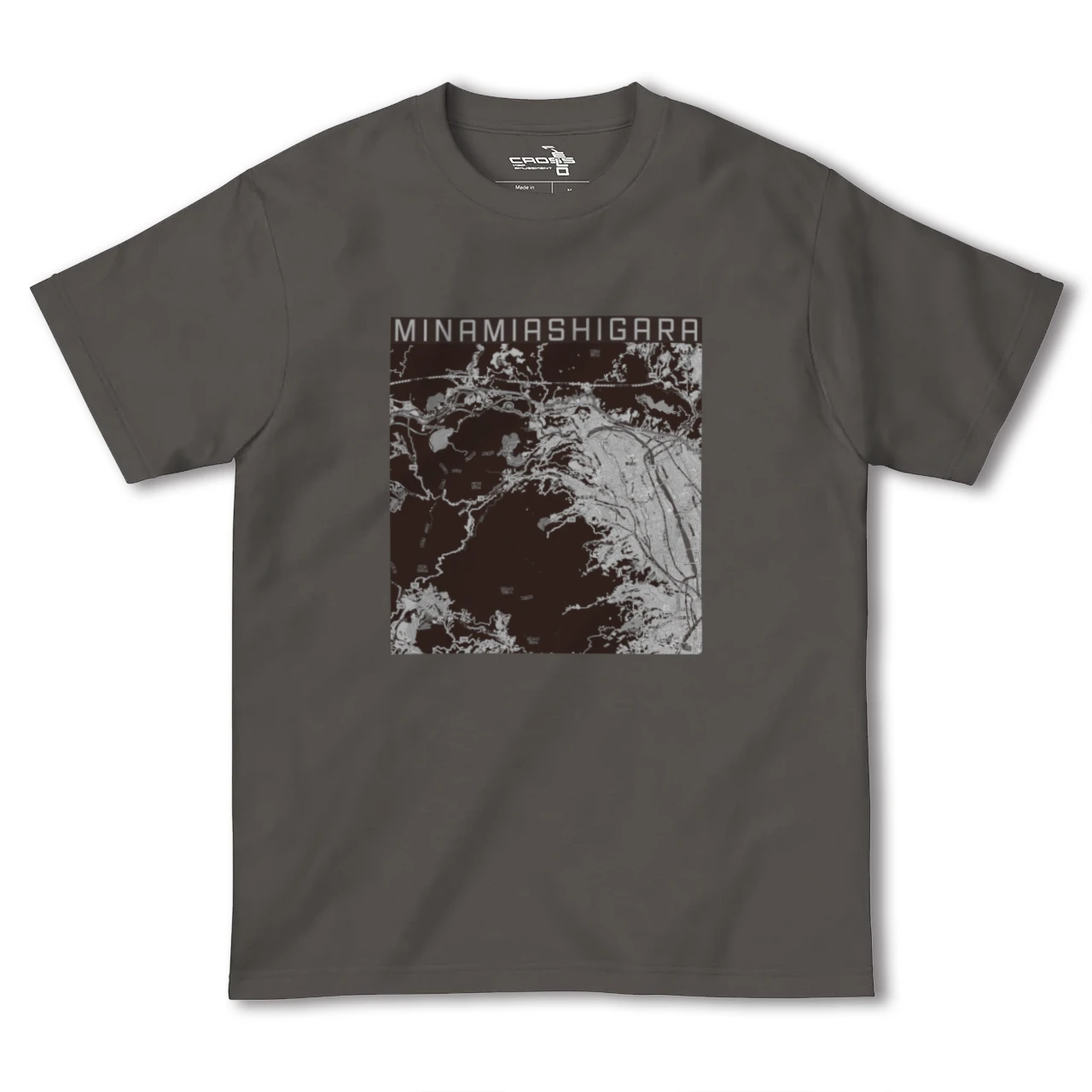 【南足柄（神奈川県）】地図柄ヘビーウェイトTシャツ