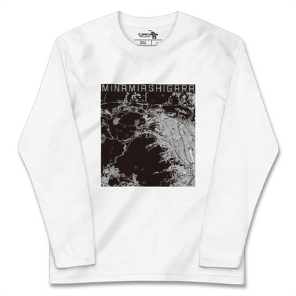 【南足柄（神奈川県）】地図柄ロングスリーブTシャツ