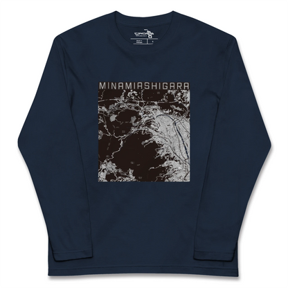 【南足柄（神奈川県）】地図柄ロングスリーブTシャツ