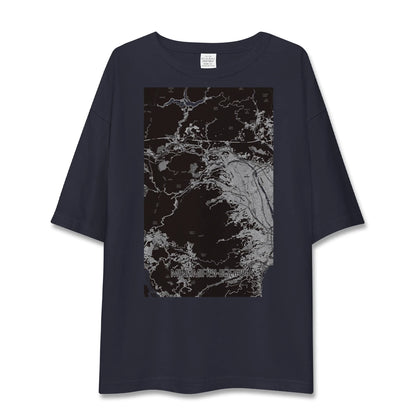 【南足柄（神奈川県）】地図柄ビッグシルエットTシャツ
