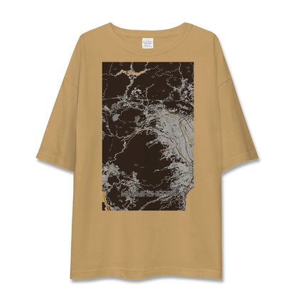 【南足柄（神奈川県）】地図柄ビッグシルエットTシャツ